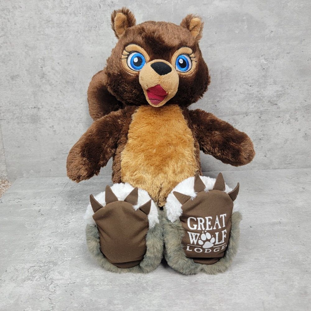 Build A Bear Sammy The Squirrel Great Wolf‎ Lodge Plush Stuffed Animal Toy